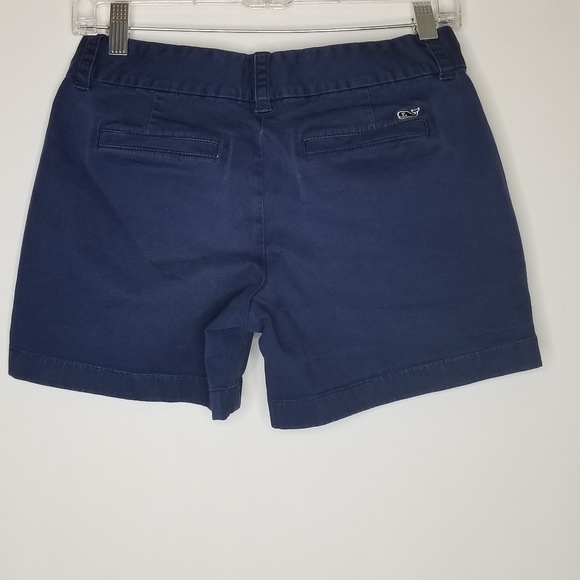 VINEYARD VINES Women's Blue Shorts Size 0 - Picture 2 of 4